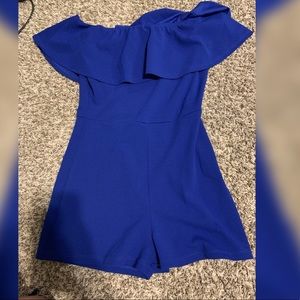 Royal blue romper